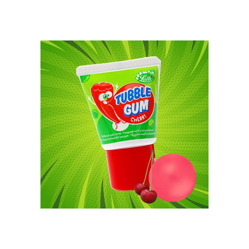 Lutti Tubble Gum Cherry tubusos cseresznyés rágógumi 35g GLAMI hu