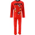 MICKEY MOUSE Mickey egeres piros hosszú fiú pizsama
