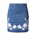 VILA Szoknyák 'VIBROIDY' kék farmer / fehér