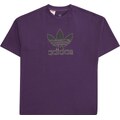 ADIDAS ORIGINALS Póló 'Trefoil' szürke / antracit / földi szeder