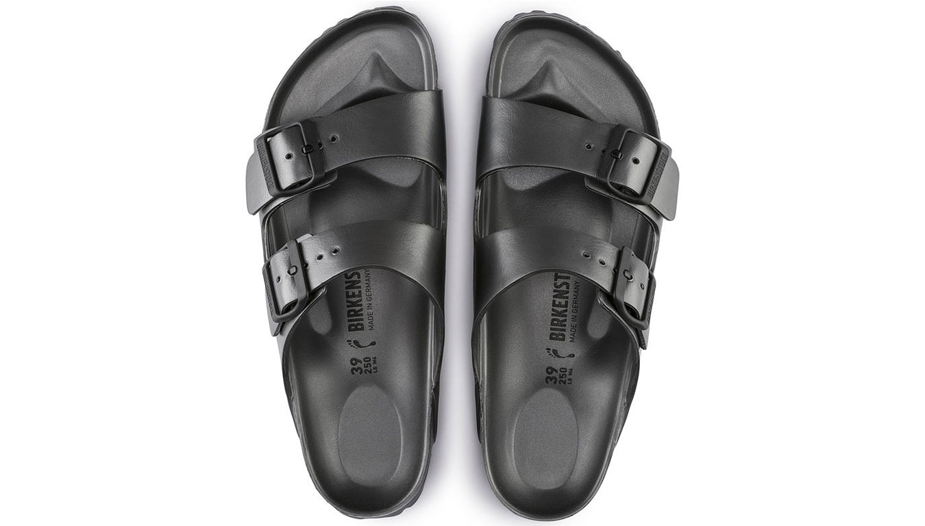 Birkenstock Arizona EVA Metallic Anthracite W Narrow Fit Nők - Szandálok Birkenstock - Fekete - 1001498-3.5