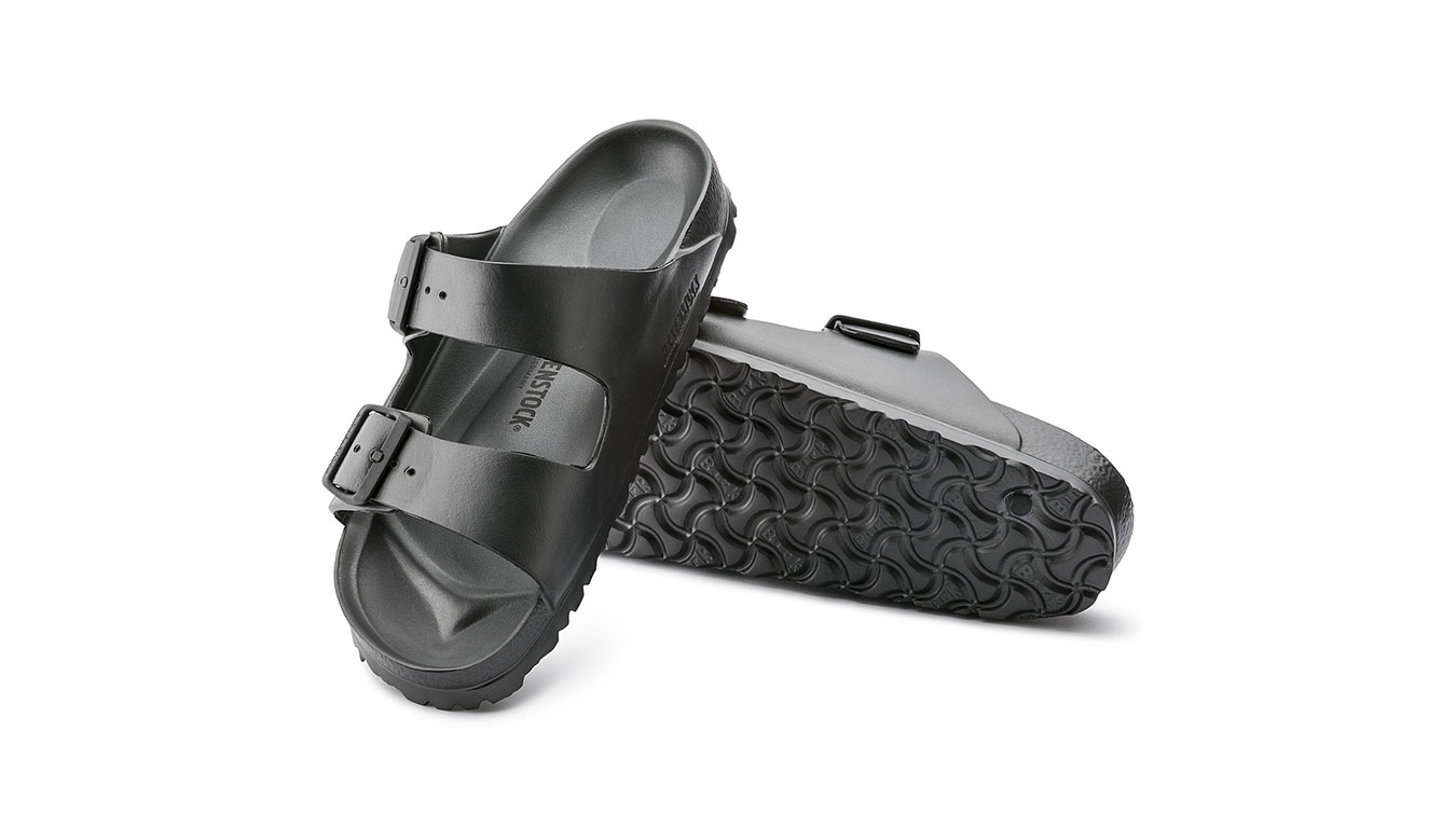 Birkenstock Arizona EVA Metallic Anthracite W Narrow Fit Nők - Szandálok Birkenstock - Fekete - 1001498-3.5