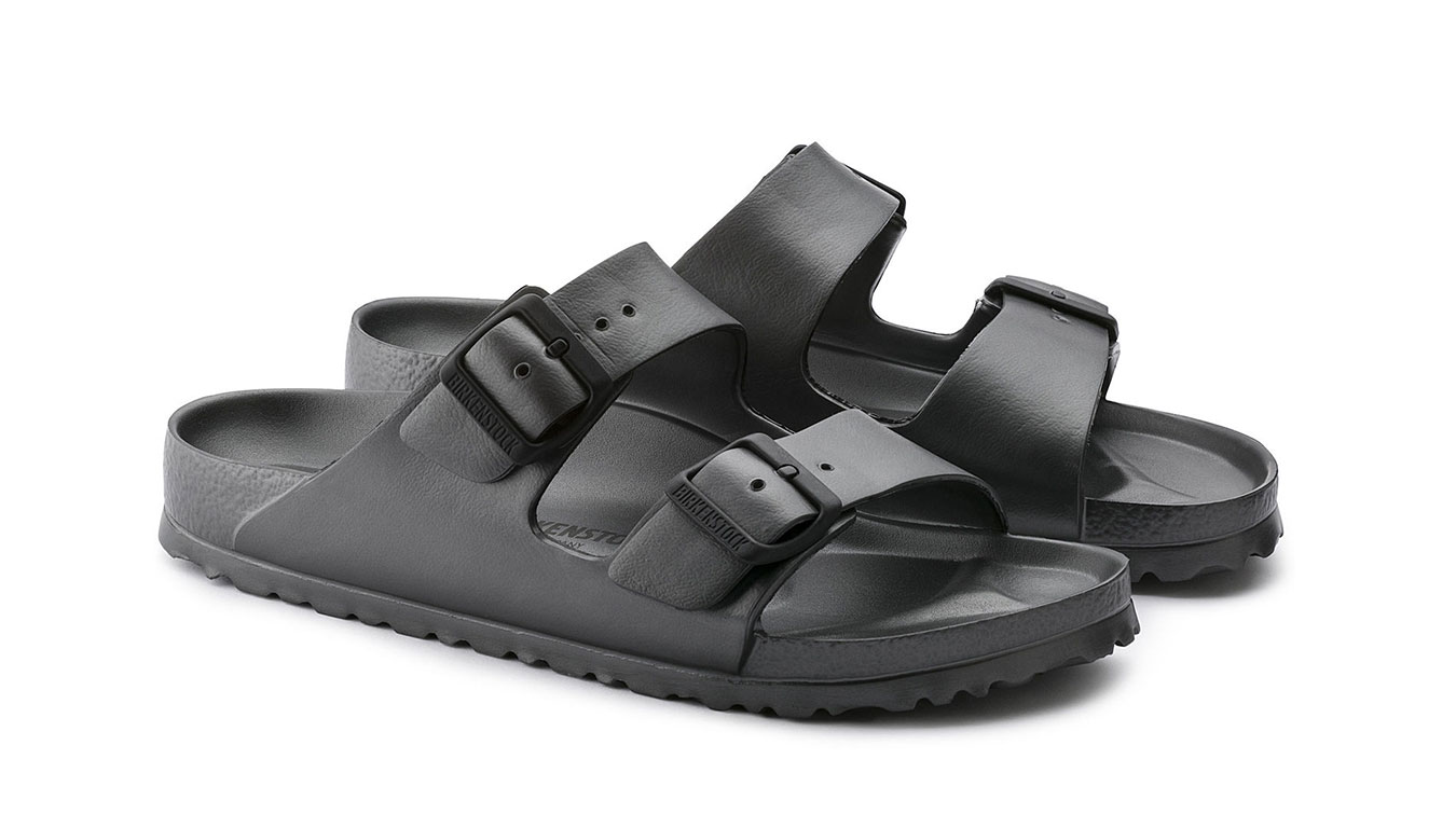 Birkenstock Arizona EVA Metallic Anthracite W Narrow Fit Nők - Szandálok Birkenstock - Fekete - 1001498-3.5