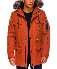 Férfi parkák Ombre clothing | 20 darab GLAMI.hu Férfi parka levehető műszőrmével Cruel mustár színü