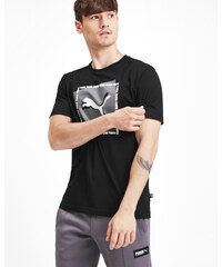 Adidas PERFORMANCE, Emblem mintás póló, Fekete, M Adidas PERFORMANCE, Emblem mintás póló, Fekete, M