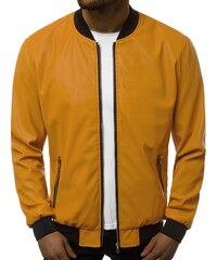 OZONEE, Sárga Férfi dzsekik és kabátok GLAMI.hu Téli dzseki Camel OZONEE N5833 | OZONEE.HU