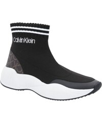 calvin klein quan stretch knit sneakers