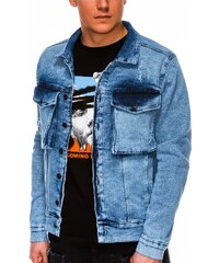 Férfi farmer dzsekik Ombre clothing | 10 darab GLAMI.hu OMBRE Dzseki C322 farmer kék fekete GLAMI.hu