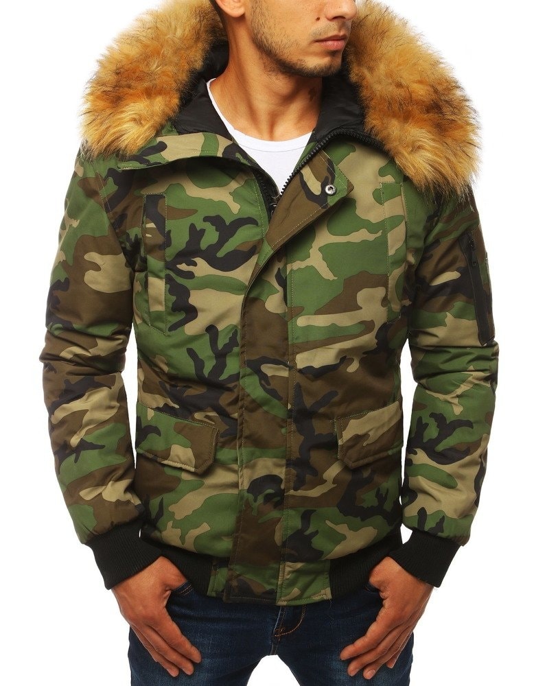 Dstreet Trendi zöld terepmintás bomber dzseki GLAMI.hu Brandit MA1 bomber pilot dzseki, darkcamo GLAMI.hu