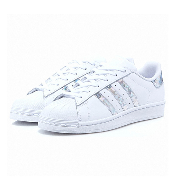 superstar white silver