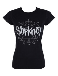 Metál póló női Slipknot - Logo Star - ROCK OFF - SKTS32LB