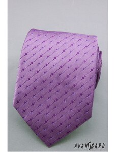 Avantgard Lila nyakkendő finom pontokkal