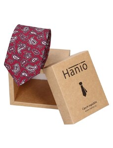 Férfi selyem nyakkendő Hanio Artur - piros