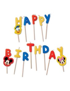 Disney Mickey Happy Birthday gyertya