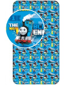 Thomas a gőzmozdony Thomas és barátai kék gumis Lepedő 90x200cm