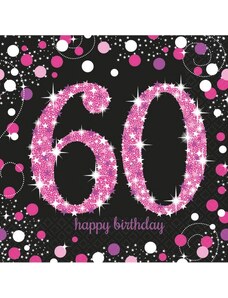 Boldog Születésnapot Happy Birthday 60 szalvéta girl 16 db-os