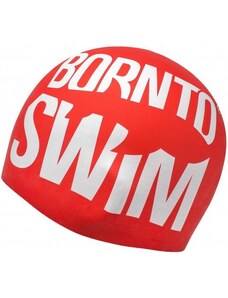úszósapka borntoswim seamless swimming cap sötétvörös