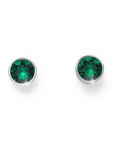 Fülbevaló Swarovski kristályokkal Oliver Weber Uno Emerald