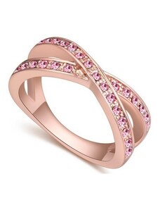 Ékszerkirály Egyedi karika gyűrű, Világos Rózsaszín, 6,5
