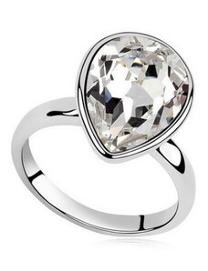 Ékszerkirály Vízcsepp kristály gyűrű, Kristály, Swarovski kristállyal díszített, 6,5