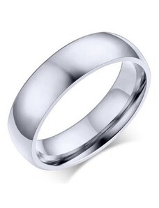 Ékszerkirály Férfi karikagyűrű, klasszikus stílusú, nemesacél, ezüst színű, 9-es méret