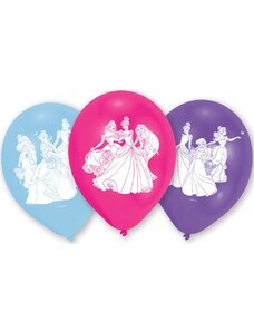 KORREKT WEB Disney Hercegnők Dance léggömb, lufi 6 db-os 9 inch (22,8 cm)