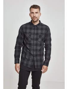 UC Men Plaid flannel shirt blk/cha