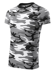 Malfini Camouflage rövid ujjú póló, szürke, 160g/m2