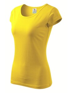 Malfini Pure női póló sárga, 150g/m2