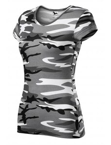 Malfini Camouflage női terepmintás trikó, grey, 150g/02
