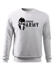 DRAGOWA férfi pulóver spartan army, fehér 300g/m2