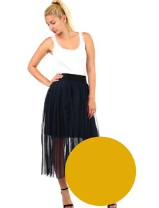 Glara Women's tulle long skirt