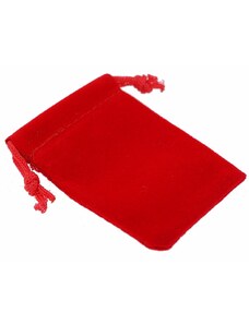 Ékszerkirály Ékszer zsák, piros, 9x12 cm