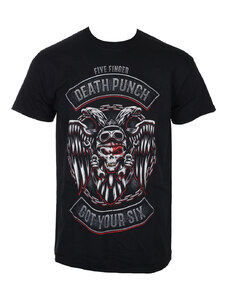 Metál póló férfi Five Finger Death Punch - Biker Badge - ROCK OFF - FFDPTS21MB