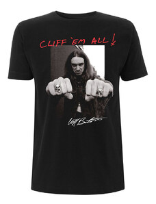 Metál póló férfi Metallica - Cliff Burton - NNM - RTMTLTSBFIS