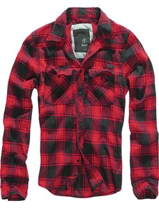Brandit Checkshirt ing, piros-fekete