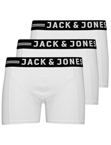 JACK & JONES Boxeralsók 'Sense' fekete / fehér