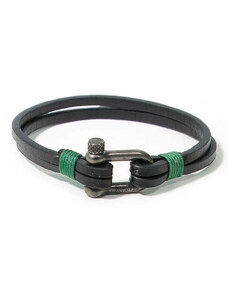 Panareha TEAHUPO'O Leather Bracelet black