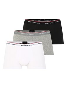 Tommy Hilfiger Underwear Boxeralsók szürke melír / piros / fekete / fehér