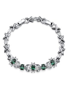 Karkötő Swarovski kristályokkal Oliver Weber Princess emerald