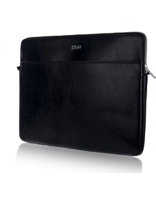 SOLIER Fekete laptop bőrtok 15" SA24A 15CALI BLACK