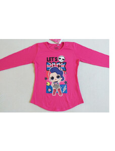 MGA Entertainment LOL Surprise Gyerek hosszú ujjú póló, Let's rock pink (Méret: 110-116)