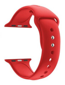 Ékszerkirály Apple watch óraszíj, szilikon, 42 mm, piros