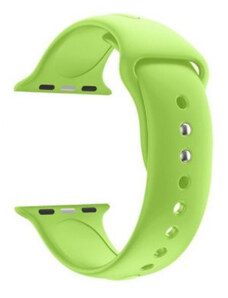 Ékszerkirály Apple watch óraszíj, szilikon, 42 mm, zöld