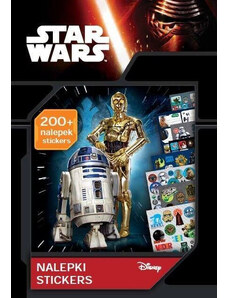 DERFORM Star Wars matricás készlet és foglalkoztató 200 db matricával, 23,5x16 cm