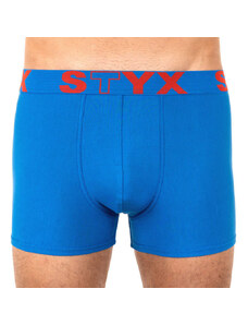 Nagyméretű kék férfi boxeralsó Styx sport gumi