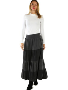 Glara Women's long corduroy skirt