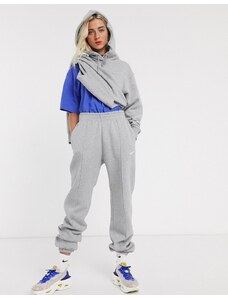 Nike Essential oversized joggers in grey