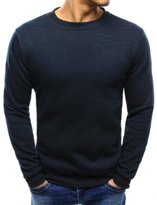 Kék basic pulóver kapucni nélkül bx4248