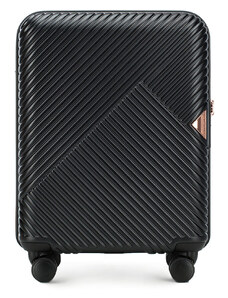 Polikarbonát kabin bőrönd Wittchen, fekete, polikarbonát